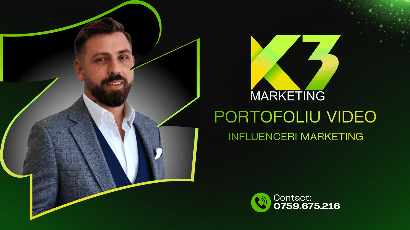 Portofoliu video reclame cu influenceri Video Influenceri Romania, Iasi, Pret